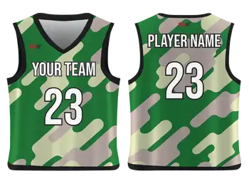 Custom Army Pixelated Camo Adult Youth Unisex Basketball Jersey Reversible Uniform