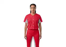 Custom u-back solids adult youth unisex softball jersey - Jersey