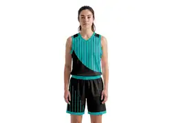 Custom crescent lines adult youth unisex basketball jersey - reversible uniform - Jersey