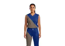 Custom two tone  sleeveless adult youth unisex baseball jersey - Jersey