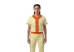 Custom stylish full button   adult youth unisex softball jersey - Jersey