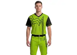 Custom finest no button adult youth unisex softball jersey - Jersey