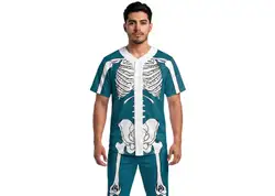 Custom skeleton nature adult youth unisex softball jersey - Jersey