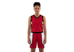 Custom white sided solids adult youth unisex basketball jersey - reversible uniform - Jersey