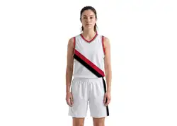 Custom modern white collection adult youth unisex basketball jersey - reversible uniform - Jersey