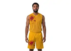 Custom paint dots abstract adult youth unisex basketball jersey - reversible uniform - Jersey