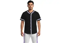 Custom evergreen eclipse adult youth unisex full buttons softball jersey - Jersey