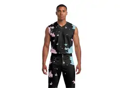 Custom paint style sleeveless youth unisex baseball jersey - Jersey
