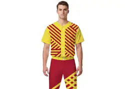 Custom simply elegant stripes adult youth unisex softball jersey - Jersey