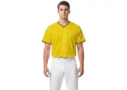 Custom  amber adult youth unisex full buttons softball jersey - Jersey