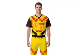 Custom different shapes adult youth unisex no buttons softball jersey - Jersey