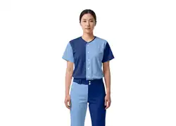 Custom  two color solids adult youth unisex no buttons baseball jersey - Jersey