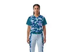 Custom chest camo adult youth unisex baseball jersey - Jersey