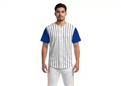 Custom vertical black line mlb adult youth unisex baseball jersey - Jersey