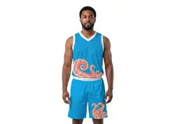 Custom sea animal adult youth unisex basketball jersey - reversible uniform - Jersey