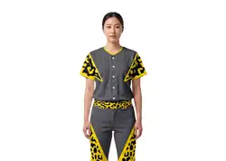 Custom cheetah strip animal adult youth unisex baseball jersey - Jersey