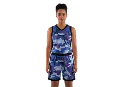 Custom night sky camo adult youth unisex basketball jersey - reversible uniform - Jersey