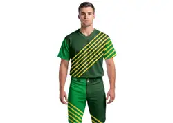 Custom diagonal lines adult youth unisex softball jersey - Jersey