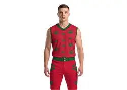 Custom  footprints animals sleeveless adult youth unisex baseball jersey - Jersey