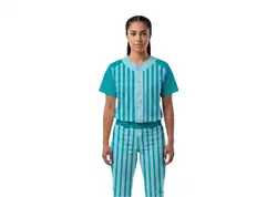 Custom front & back stripes adult youth unisex baseball jersey - Jersey