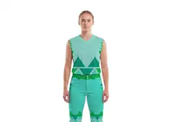 Custom triangular shape design sleeveless adult youth unisex softball jersey - Jersey
