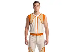 Custom  stylish lines sleeveless adult youth unisex softball jersey - Jersey