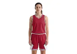 Custom classic red bull adult youth unisex basketball jersey - reversible uniform - Jersey