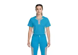 Custom u shape bottom stripe adult youth unisex softball jersey - Jersey