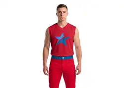 Custom single star sleeveless adult youth unisex softball jersey - Jersey