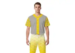 Custom grid shapes adult youth unisex softball jersey - Jersey