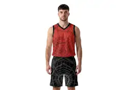 Custom spider web animal adult youth unisex basketball jersey - reversible uniform - Jersey