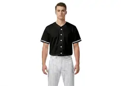 Custom seattle skyline adult youth unisex full buttons softball jersey - Jersey