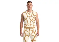 Custom  animal skin sleeveless adult youth unisex softball jersey - Jersey