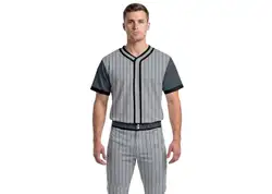 Custom  straight line short sleeve adult youth unisex softball jersey - Jersey