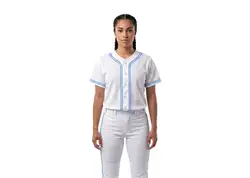 Custom columbia spirit ivory adult youth unisex full buttons softball jersey - Jersey