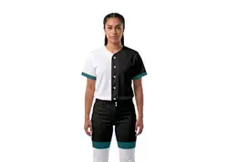 Custom classic 3-tone solids adult youth unisex baseball jersey - Jersey