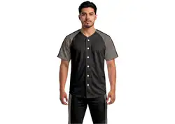 Custom black   adult youth unisex softball jersey - Jersey