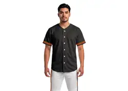 Custom obsidian adult youth unisex full buttons softball jersey - Jersey