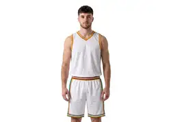 Custom glam white adult youth unisex basketball jersey - Jersey