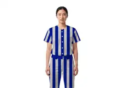Custom thick horizontal stripes adult youth unisex baseball jersey - Jersey