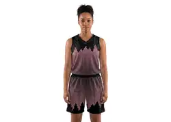 Custom sharp edge lines adult youth unisex basketball jersey - reversible uniform - Jersey