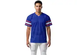 Custom football jersey adult youth unisex cerulean strike - Jersey