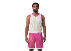 Custom half side lines adult youth unisex basketball jersey - reversible uniform - Jersey