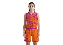 Custom crossed front lines adult youth unisex basketball jersey - reversible uniform - Jersey