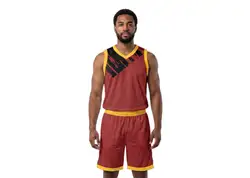Custom straight edge abstract adult youth unisex basketball jersey - reversible uniform - Jersey