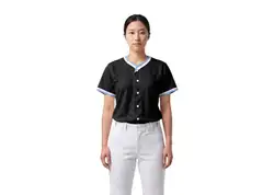Custom pitch-dark adult youth unisex full buttons softball jersey - Jersey