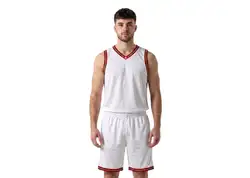 Custom classic white new adult youth unisex basketball jersey - reversible uniform - Jersey
