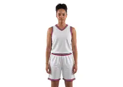 Custom solid white adult youth unisex basketball jersey - Jersey