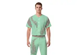 Custom leaves nature adult youth unisex softball jersey - Jersey