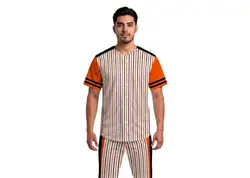 Custom two color lines adult youth unisex baseball jersey - Jersey